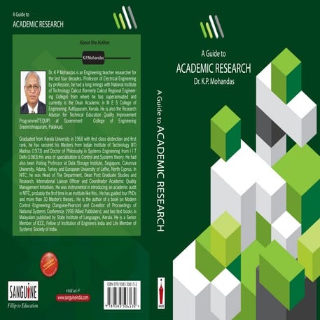 Preview of  the forthcoming book  " A Guide to Academic Research"