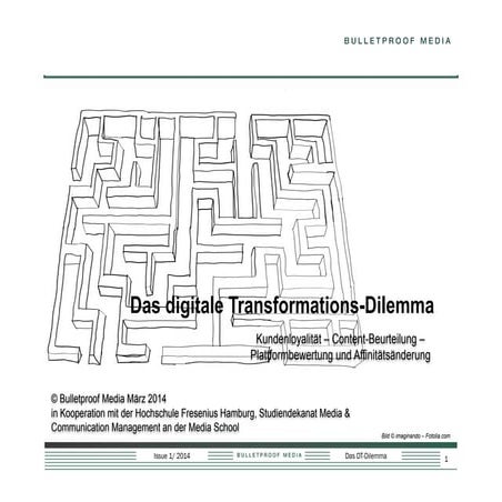 Studie: Das digitale Transformationsdilemma
