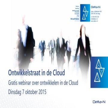 Ontwikkelstraat in de Cloud: ALM en Azure een krachtige combinatie 