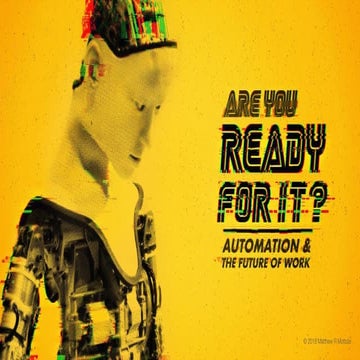 PREVIEW: Ready For It: Automation & the Future of Work 