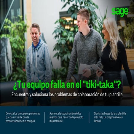 ¿Tu equipo falla en el "tiki-taka"? Encuentra y soluciona los problemas de co...