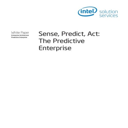 Predictive Enterprise White Paper