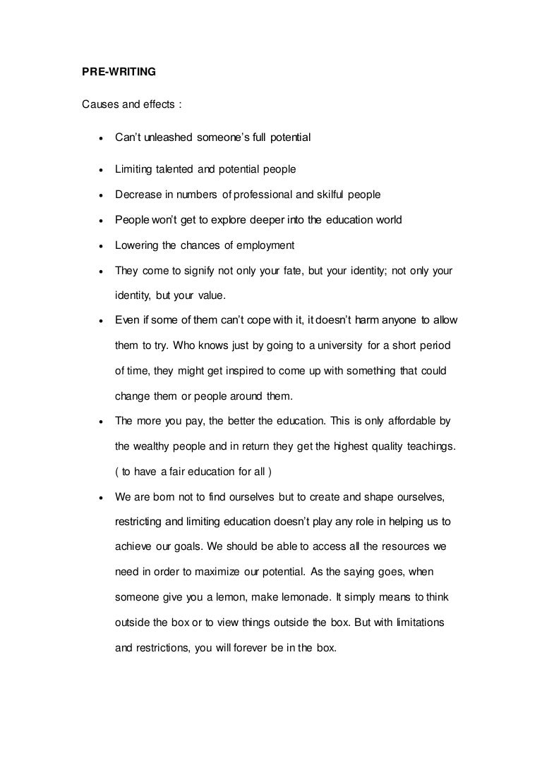 essay education for all