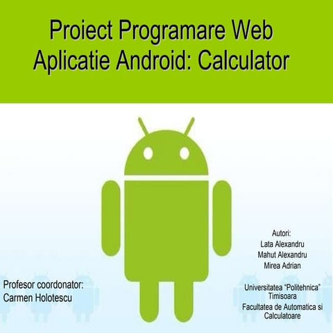 Prezentare proiect | PPT