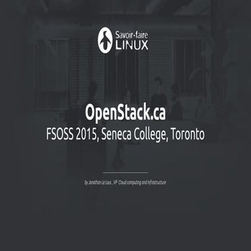OpenStack in Canada , Toronto 2015