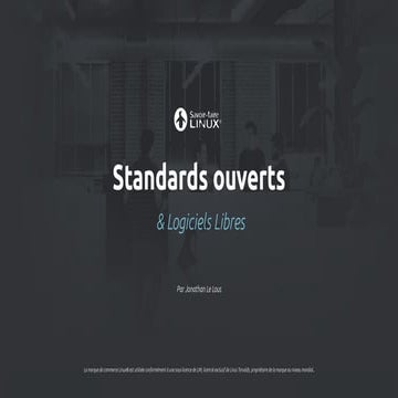 Standards ouverts, interopérabilité et logiciel libre - Canada, 2015