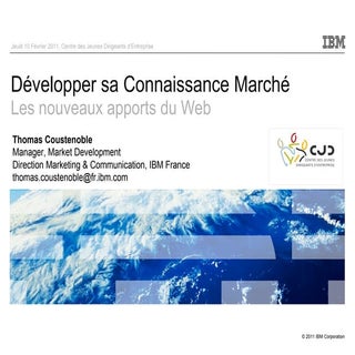 Connaissance marché et apports du web