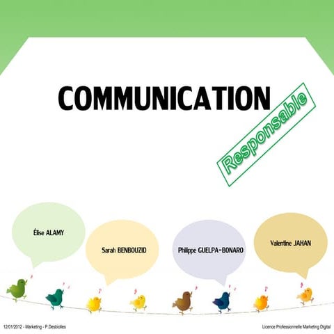 Exposé communication responsable  20120112 v2