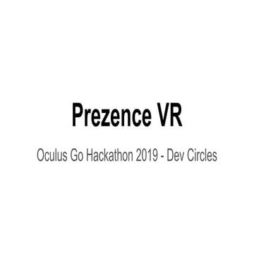 Prezence VR