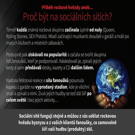 Proč být na sociálních sítích
