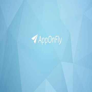 AppOnFly - Pro Windows Apps in 30 seconds | PPTX