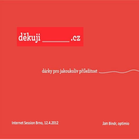 Prezentace dekuji isb duben 2012