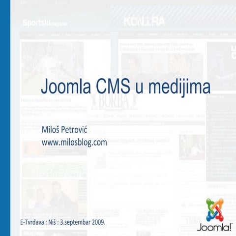 Joomla CMS u medijima
