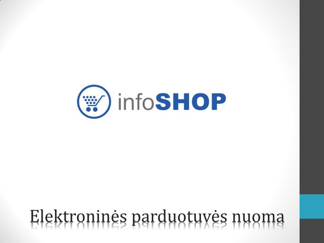 infoSHOP prezentacija