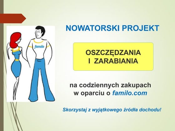 Prezentacja Familo - kupuj przez internet
