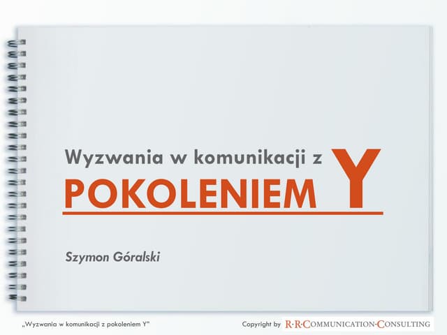 Wyzwania w komunikacji z pokoleniem Y