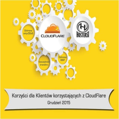 CloudFlare - infographic. October 2016 | PPTX