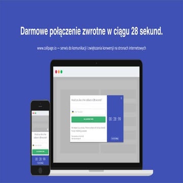 Callpage - generuje do 75% więcej leadów za pomocą szybkiego połączenia zwrot...