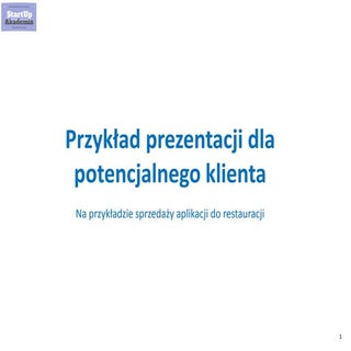 Przykładowa prezentacja dla klienta...