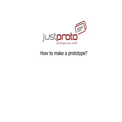 How to make prototype with JustProto