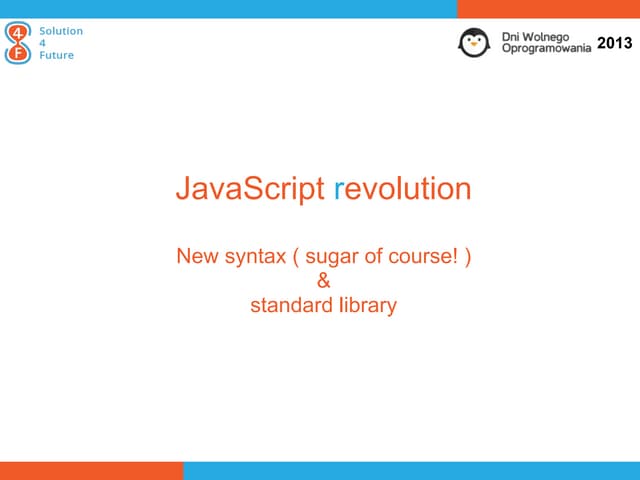 JavaScript - new features in ECMASc...