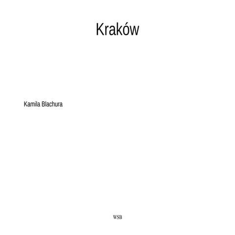 Prezentacja kamila blachura