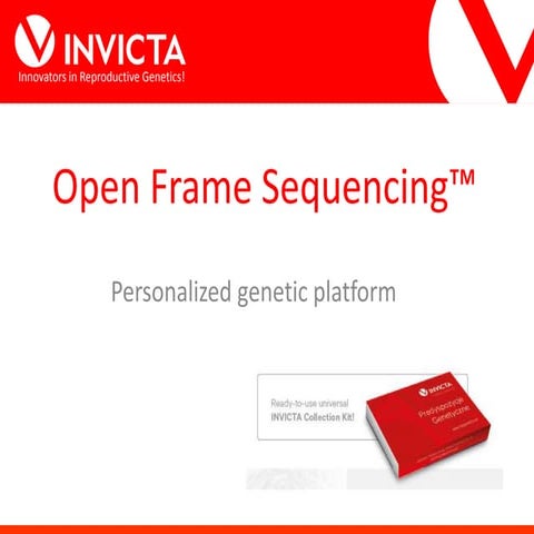 Open Frame Sequencing™ 