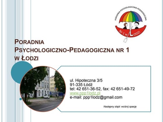 Poradnia psychologiczno-pedagogiczna | PPT
