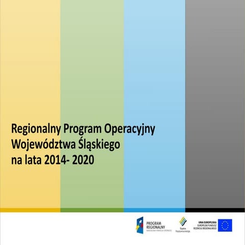 Wystąpienie Pani Marszałek Gabrieli Lenartowicz nt. RPO WSL 2014-2020 na Sesj...