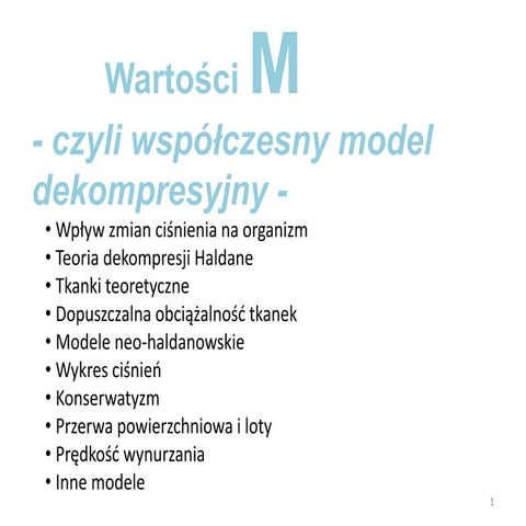 Prezentacja wartosci m