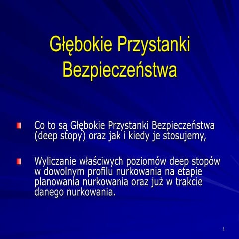 Prezentacja wolne wynurzanie