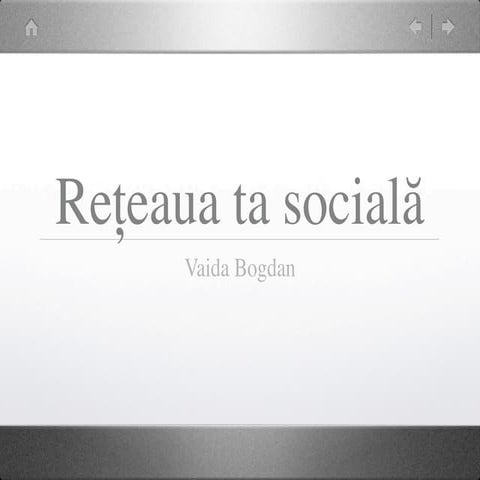 Rețeaua ta socială