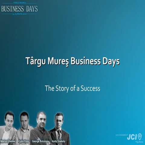 Business Days 2010 - Tirgu Mures (English presentation)