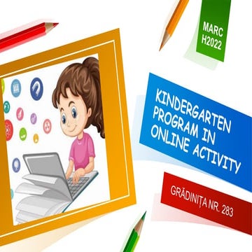 prezentare  ACTIVITATI ON LINE IN GRADINITA .pptx