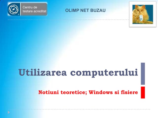 Prezentare Modul Utilizarea Computerului