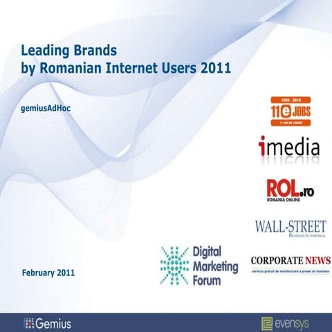 Online Leading Brands Romanian 2011