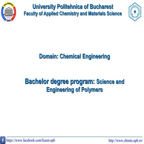Science and Engineering of Polymers | PPT