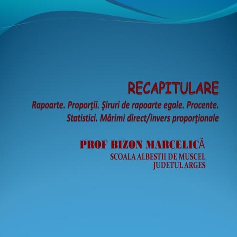 Prezentare marcel | PPT