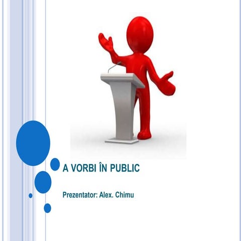 Prezentare public speaking