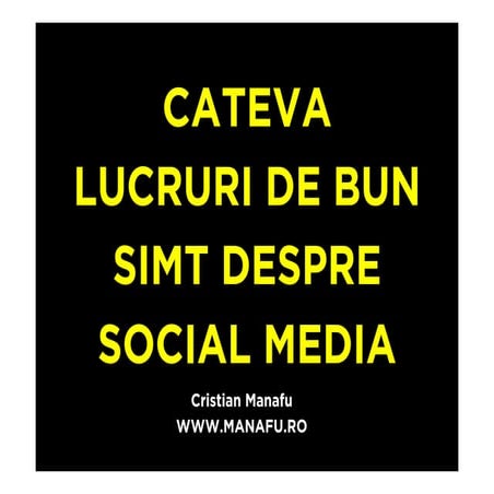 Prezentare Social Media Camp