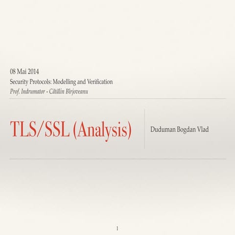 SSl/TLS Analysis