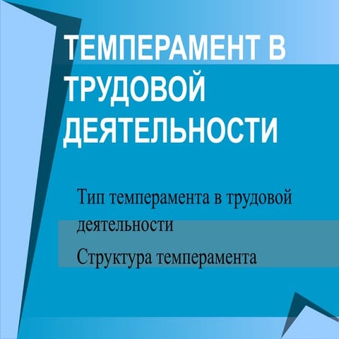 Prezent k temperamentu