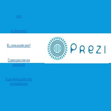 Manual del uso de Power Point y Prezi | PPTX