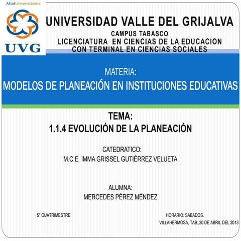 Exposición fundamentos de la planeación | PPT