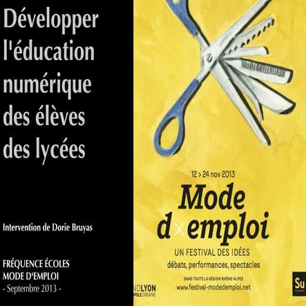 Support Formation Mode d'Emploi