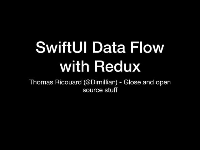 FrenchKit: SwiftUI Data Flow with Redux
