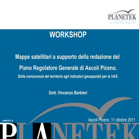 Workshop - Verso il Piano Regolatore di Ascoli Piceno - 02 - V. Barbieri
