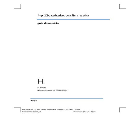 Manual hp12c   português