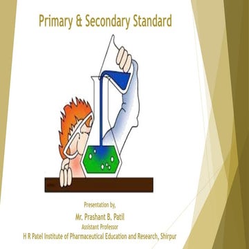 Priamary & Secondary standard