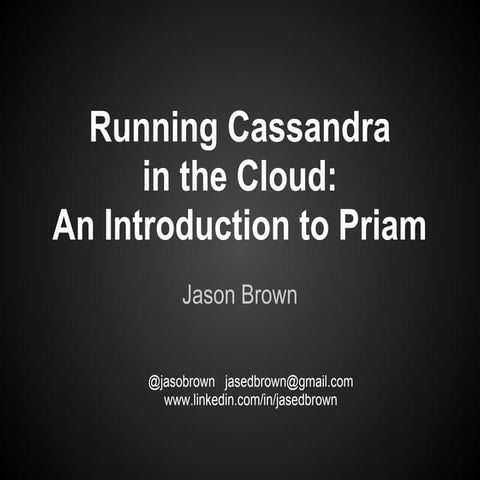 An Introduction to Priam